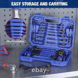 WORKPRO 22-Piece Metric & SAE Ratcheting Wrench Set Ratchet Combination Wrench