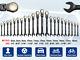 Workpro 22-piece Ratcheting Wrench Set With 180° Flex Head, Anti-slip Tooth
