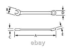 WS-1164RC 4-Piece Reversible Ratcheting Combination Wrench Set