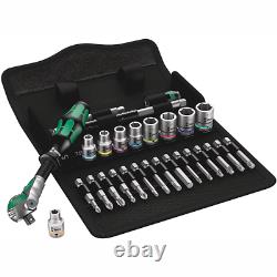 Wera 05004019001 8100 SA 9 Zyklop Speed Ratchet Set, 1/4 Drive, Imperial