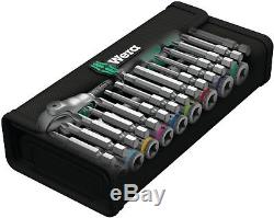 Wera 05004019001 8100 SA 9 Zyklop Speed Ratchet Set, 1/4 Drive, Imperial