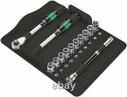 Wera 05004090001 8006 SC 1 Zyklop Hybrid Ratchet Set, 1/2 Drive, Metric