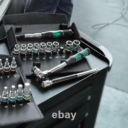 Wera 05004090001 8006 SC 1 Zyklop Hybrid Ratchet Set, 1/2 Drive, Metric