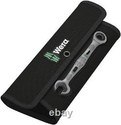 Wera 05020012001 JOKER SAE Combo Wrench 8PC Set Color Code withWrench Rolls