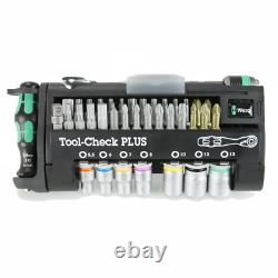 Wera 05056490001 Tool-Check Plus Bit Ratchet Set with Sockets Metric 28 Piece