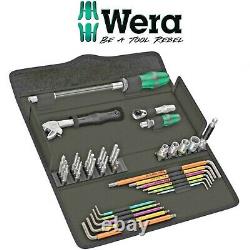 Wera 35 Piece Wrench Screwdriver Ratchet & Hex Key Set Kraftform Kompakt 134013