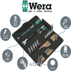 Wera 35 Piece Wrench Screwdriver Ratchet & Hex Key Set Kraftform Kompakt 134013