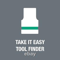 Wera 5003594001 8100 SB 2 Zyklop 3/8 Metric Ratchet Set (Piece of 43)