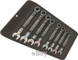 Wera 6000 Joker Ratcheting Combination Wrench Set 8 Piece SAE 05020012001