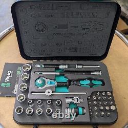 Wera 8100 SA 2 Zyklop 1/4 Metric Ratchet Set, 42-Pieces
