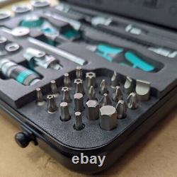 Wera 8100 SA 2 Zyklop 1/4 Metric Ratchet Set, 42-Pieces