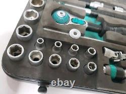 Wera 8100 SA 2 Zyklop 1/4 Metric Ratchet Set, 42 Pieces Pre-owned