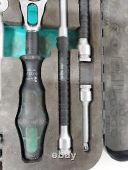 Wera 8100 SA 2 Zyklop 1/4 Metric Ratchet Set, 42 Pieces Pre-owned
