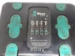 Wera 8100 SA 2 Zyklop 1/4 Metric Ratchet Set, 42 Pieces Pre-owned