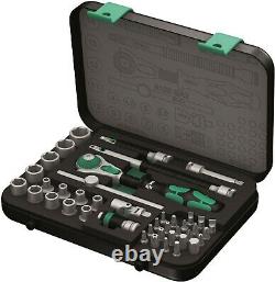 Wera 8100 SA 2 Zyklop Socket Wrench Set 1/4 Drive Metric 42 Pieces 05003533001