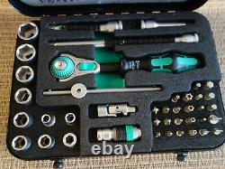 Wera 8100 SA 4 Zyklop Socket Wrench Set 1/4 Drive SAE 41 Pieces 05003535001