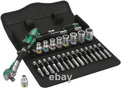 Wera 8100 SA 6 Zyklop Speed Ratchet Set 1/4 Drive, Metric