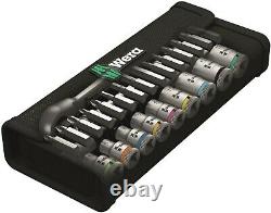 Wera 8100 SA 8 Zyklop Metal Switch Socket Set 1/4 Drive Metric 05004018001