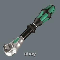 Wera 8100 SB 4 Zyklop Socket Wrench Set 3/8 Drive SAE 38 Pieces 05003596001