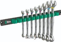 Wera 9632 Magnetic Rail 6000 Joker 1 Ring Ratcheting Wrench Set SAE 05020016001