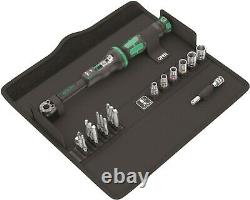 Wera A6 Click-Torque Wrench Set 2.5 to 25 Nm 1/4 Drive 20 Piece 05130110001