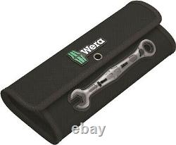 Wera Joker 6000 Metric Ratcheting Combination Wrench 11 Piece Set Canvas Pouch