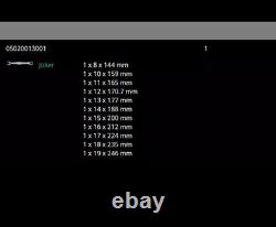 Wera Joker Ratcheting Combination Wrench Set Metric 11 Pieces 05020013001