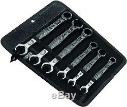 Wera Joker Set of ratcheting combination wrenches 6pc set of metric open ring