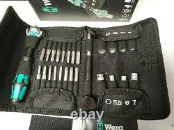 Wera KK Zyklop Speed 26PC Ratchet Socket and Bit Set with pouch (Metric)