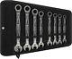 Wera Ratcheting Combination Wrench Set 8 Piece Sae In Pouch Germany