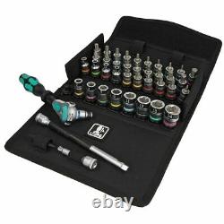 Wera Tool All-in Zyklop Speed Ratchet 1/4 Bit Socket Wrench Metric Set 42 Pc