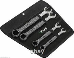 Wera Tools 05020020002 Joker Ratcheting Spanner Wrench Set 10mm 13mm 17mm 19mm