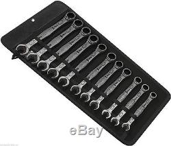 Wera Tools Joker Spanner Wrench Set 8-19mm Ratchet Metric 11Pce With Pouch Case