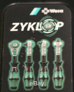 Wera Zyklop Speed Ratchet Wrench Socket Bit Set 1/4 Imperial Suitcase