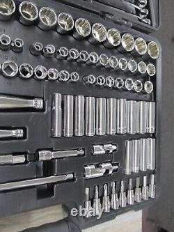 Westward 53pn74, 127 Piece Tool Set METRIC AND STANDARD TOOLS NEW FREE SHIPPING