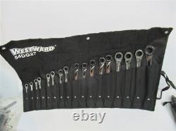 Westward 54DG27, 7mm 24mm Ratcheting Combination Wrench Set, 12 Point, 17 Pc