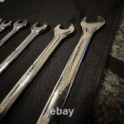 Westward 54Dg24 Ratcheting Wrench Set, Metric, 6 Mm To 20 Mm Head Sizes