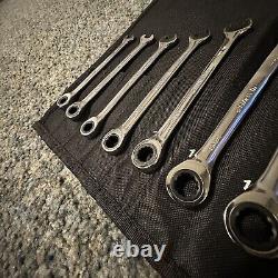 Westward 54Dg24 Ratcheting Wrench Set, Metric, 6 Mm To 20 Mm Head Sizes