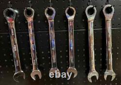 Wiha 6-PC Combination Large Metric 20mm-25mm Ratcheting Wrench Set
