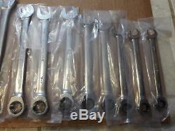 Williams Tools a Snap-On Brand Metric Combination Ratcheting Wrenches 25 Pcs Set