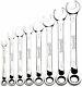 Williams Ws-1168rc Ratcheting Combination Wrench Set, 8 Piece 5/16-3/4