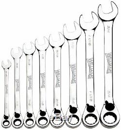 Williams WS-1168RC Ratcheting Combination Wrench Set, 8 Piece 5/16-3/4
