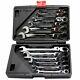 Wrench Combination Set Ratcheting Metric Sae Tool Ratchet Gearwrench Craftsman