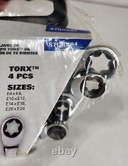 Wrench Matco Tools S7GRXR4 TORX 72 Tooth Ratcheting Wrench Set (E6 E24)
