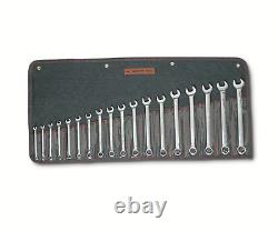 Wright Tool WRIGHTGRIP 2.0 Combination Wrench Set Metric 18 Pieces 958