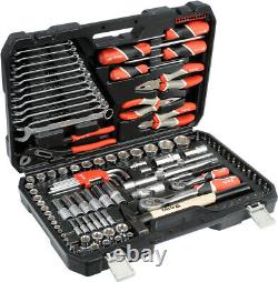 Yato Ratchet Wrench Socket Screwdrivers Spanners Tools Complete DIY Set 122pcs