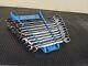 #ax516 New Snap-on Metric Wrench Set Flank Plus Reversible Ratcheting 8-19mm