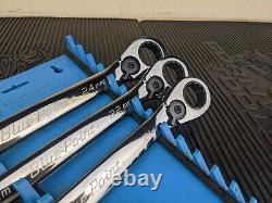 #ba890 NEW Blue-Point BOERM 12-Point Metric 15° Offset Ratcheting Wrench Set
