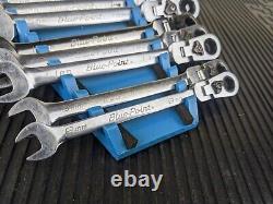 #bg834 Blue Point Metric Flex-Head Ratcheting Wrench Set BOERMF712