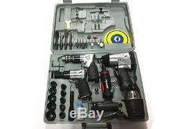 43pc Air Impact Tool Set Kit Clé À Cliquet Hochet Gun Driver-brand New In Box
